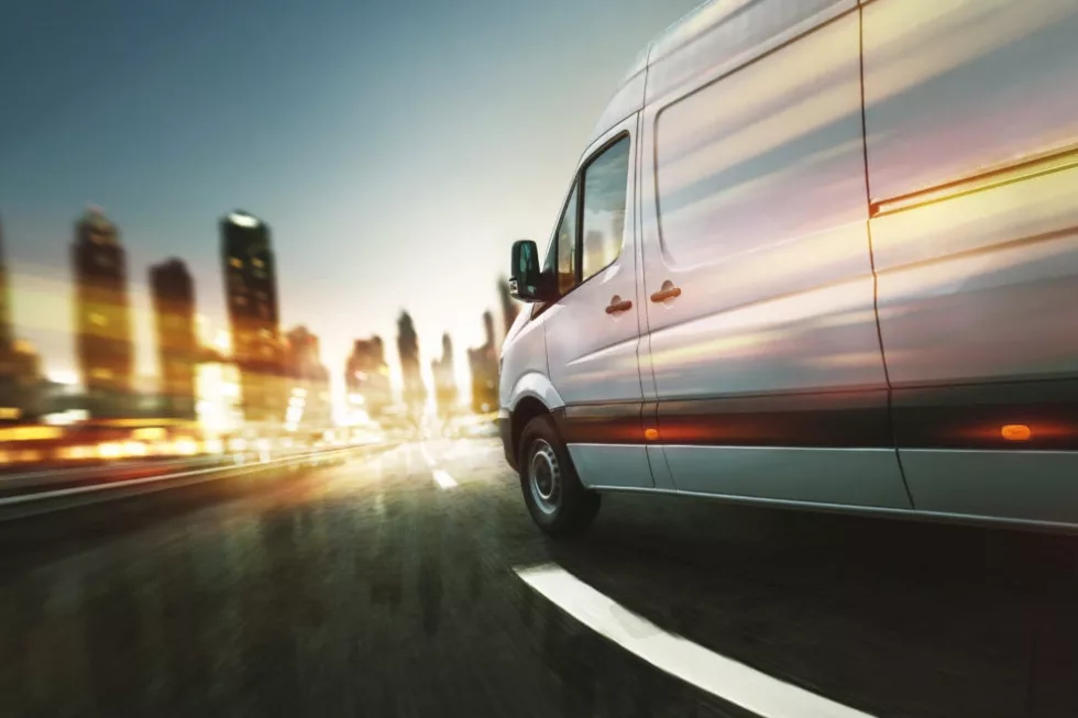 Electrified delivery van